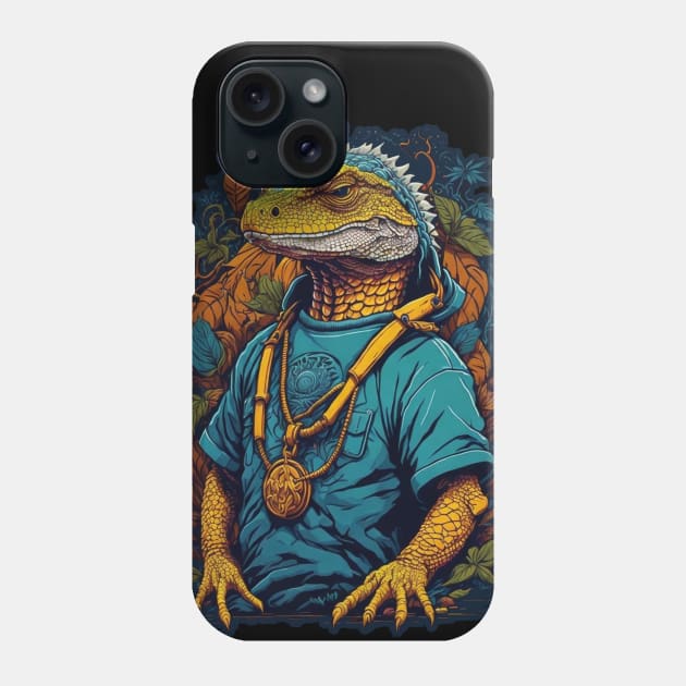 Tropical Terrors: Exotic Reptiles Unleashed Phone Case by Moulezitouna