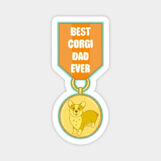 Best Corgi Dad Ever Magnet