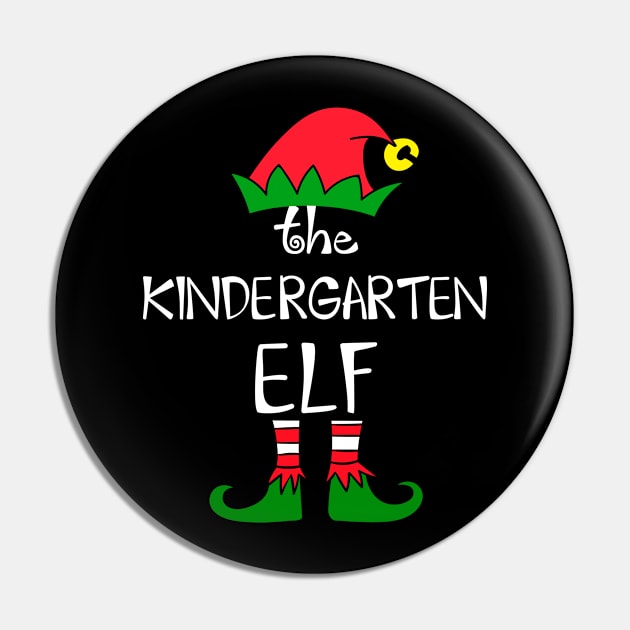 Elf Saying The Kindergarten Elf Matching Family Group Christmas Pin by calvinglory04