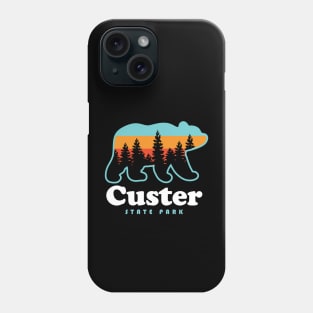 Custer State Park Camping South Dakota Bear Phone Case