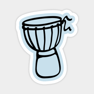 Simple Djembe Drum Magnet