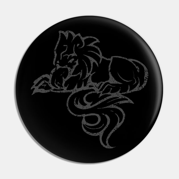 Dormant Lion - Subtle Pin by McWolf