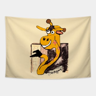 Geoffrey the Giraffe Rebuilding Toys R us Tapestry