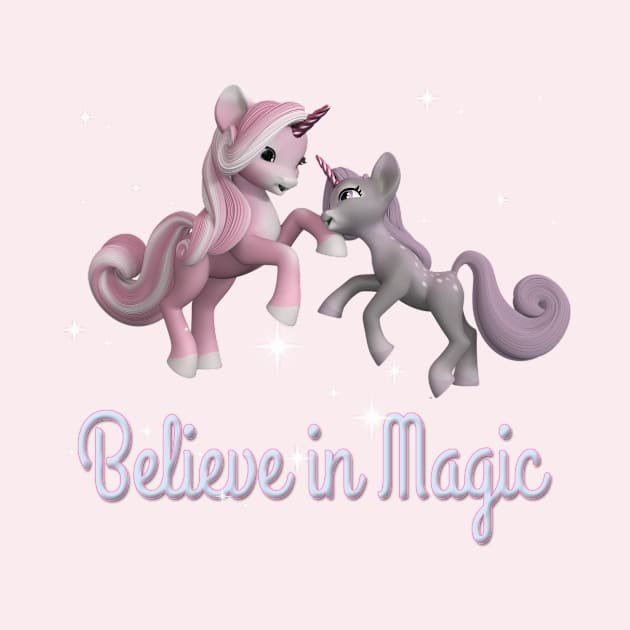 Mama and baby Unicorn Magic by AlondraHanley