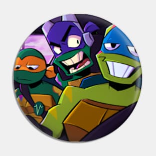 TMNT Drive-In Pin