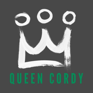 Queen Cordy Green Text Variant T-Shirt