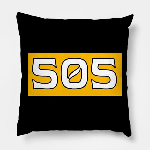 "505" Pillow by ohyeahh