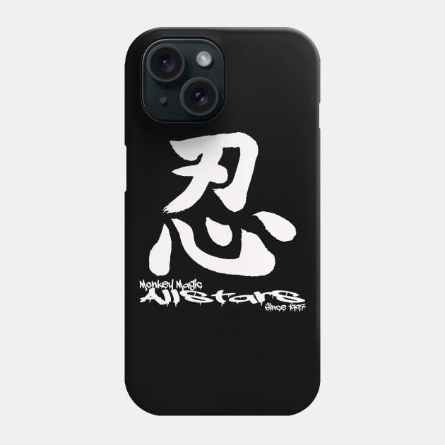 Monkey Magic Allstars Shinobi T Shirt Phone Case by Monkey Magic Allstars