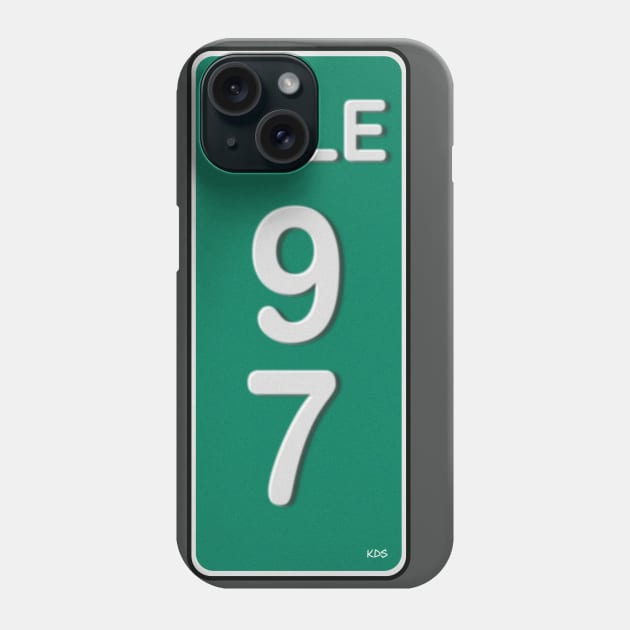 Neskowin, Oregon Mile Marker 97 Phone Case by KDStudio