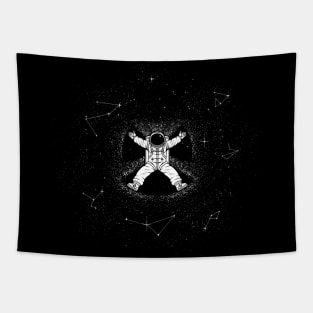 Gravity Snow Angel Tapestry