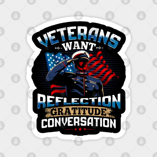 veterans day gifts Magnet by Jandjprints