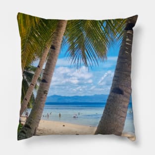 Panaraga Beach, Barobo, Surigao del Sur, Mindanao, Philippines Pillow