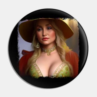 Young Dolly Parton - Retro Vintage Pin