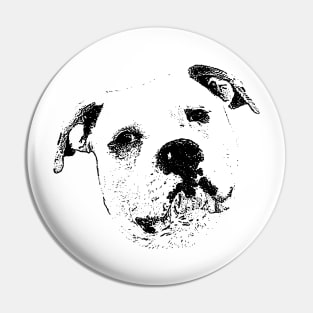 American Bulldog Pin