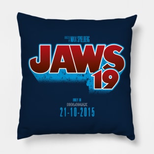 JAWS 19 (BACK TO THE FUTURE) Pillow