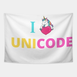 I Unicode,unicorn Tapestry