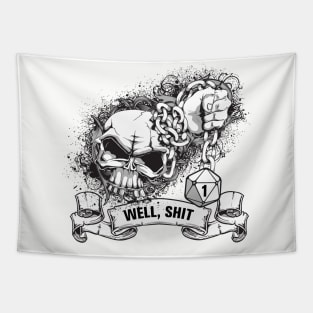 DnD Design Well Shit Nat1 Tapestry