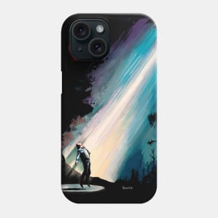 Fire in the Sky Illustration Phone Case