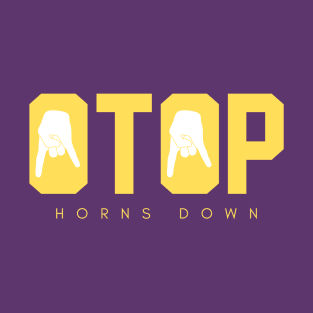 Horns Down Gold T-Shirt