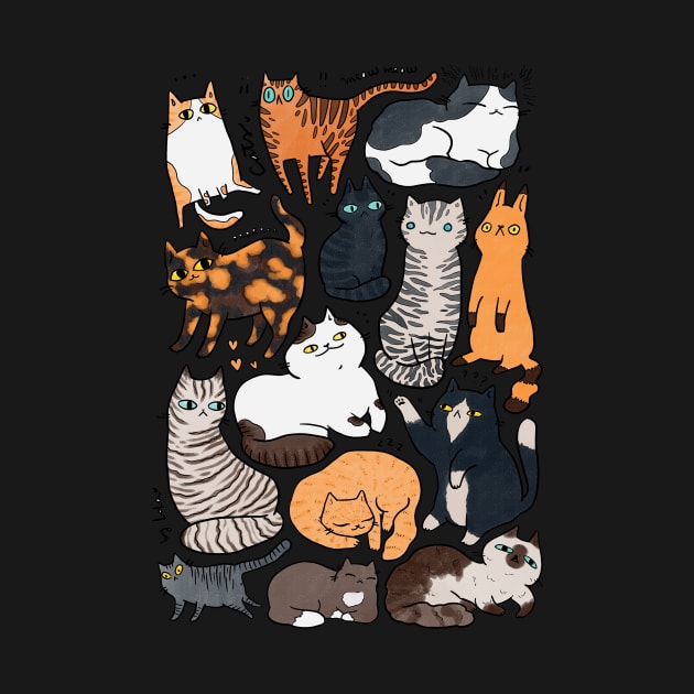 Kinda Halloween Cats by LaGataLola