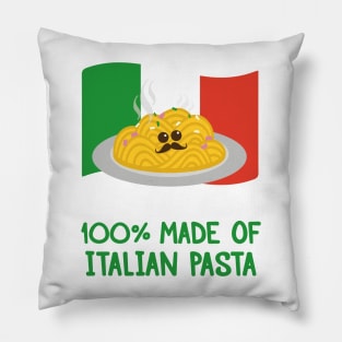 Italian Carbonara Pasta | Italy Flag | Gift Ideas Pillow