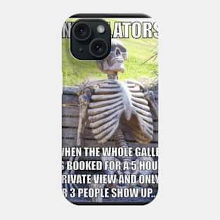 Skeleton Staff Meme Phone Case