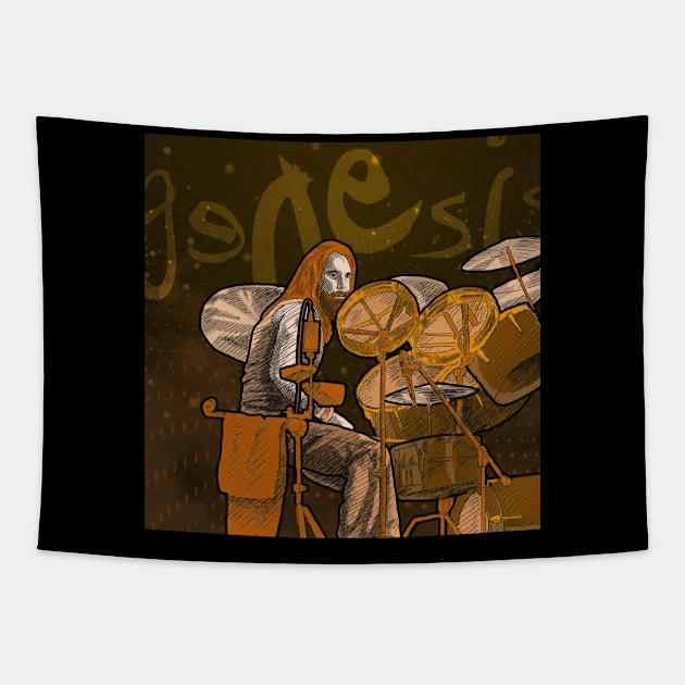 Collins // Genesis -  Phil Collins Tapestry by ErineBoness