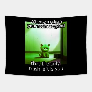 Funny Meme - Sarcastic Quote - Cat Tapestry