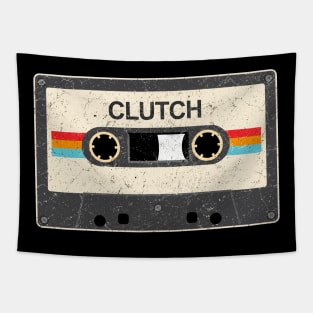 kurniamarga vintage cassette tape Clutch Tapestry