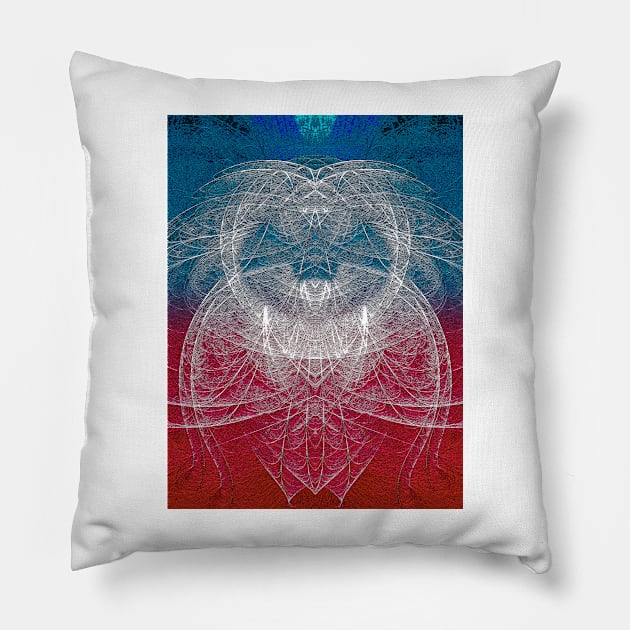 Three Cheers for the Red, White and Blue Pillow by barrowda