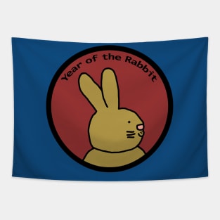 Year of the Rabbit Cute Tapestry