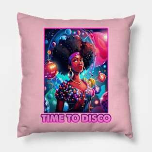 Time To Disco Pillow