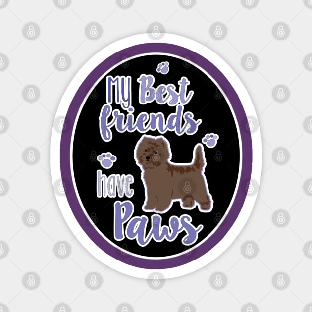 Cairn Terrier Magnet by PB&J Designs