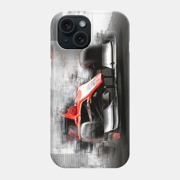 formula one - pencil, original Phone Case by hottehue