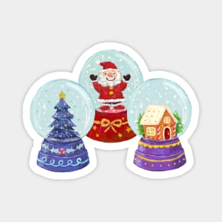 Snow globes Magnet