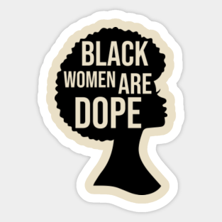 Black Women Power Stickers Teepublic