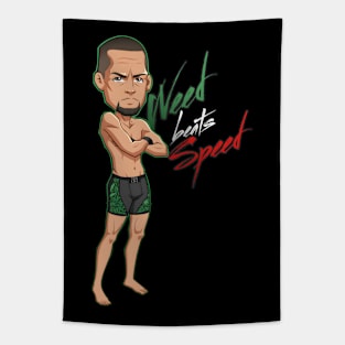 Nate Diaz Weed Beats Speed Tapestry