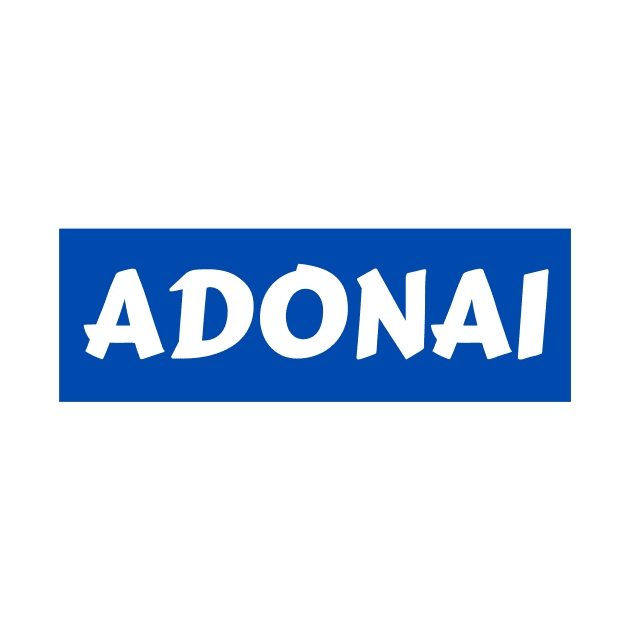 Adonai - Christian Typography by All Things Gospel