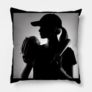 Fastpitch softball player Pillow