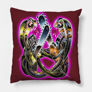 Cobras! Chainsaws! F.U! Pillow