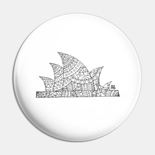 Sydney opera house mandala design Pin