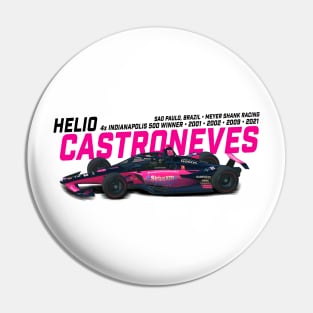 Helio Castroneves 2021 Indy Winner (full color) Pin
