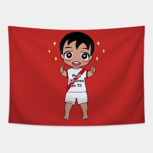 Peruvian Chibi Team Support Tapestry