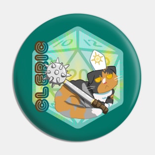 D&D Cleric Cat Pin