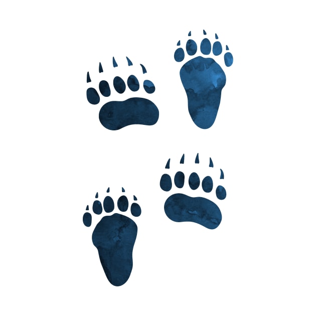 Bear Pawprints by TheJollyMarten