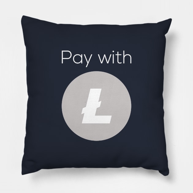 Litecoin Shirt Pillow by CocoDesign