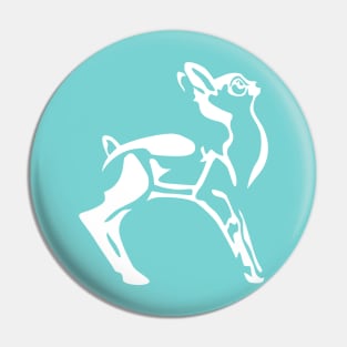 Spring is in the air deer Pin