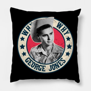 George Glenn Jones Pillow