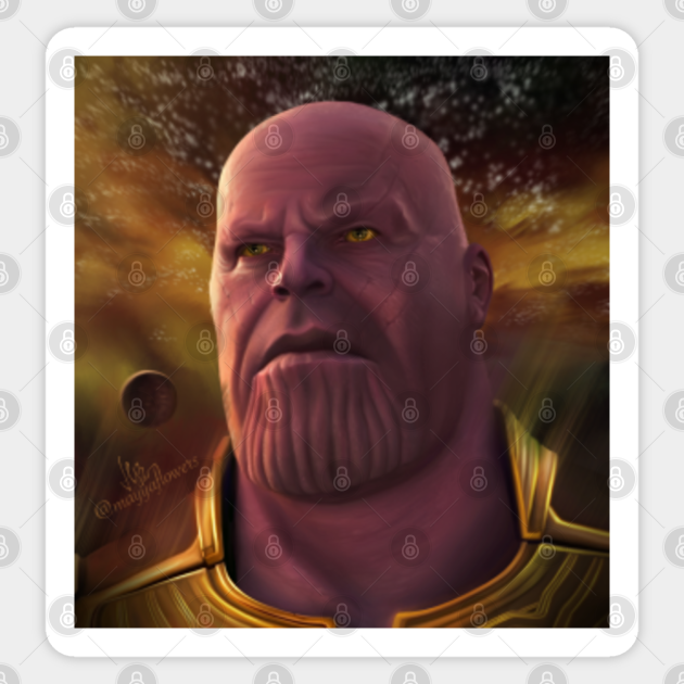 Tanos Avengers End Game Sticker Teepublic Esta herramienta hace que sea muy rápido y fácil encontrar imágenes similares para uso personal o laboral. tanos