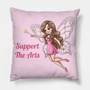 Support The Arts Fairy Pillow